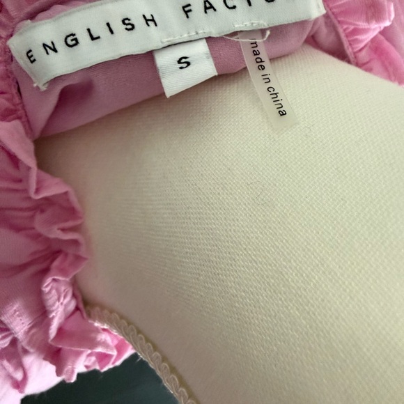 English Factory Pink Ruffle Dress - Picture 4 of 5